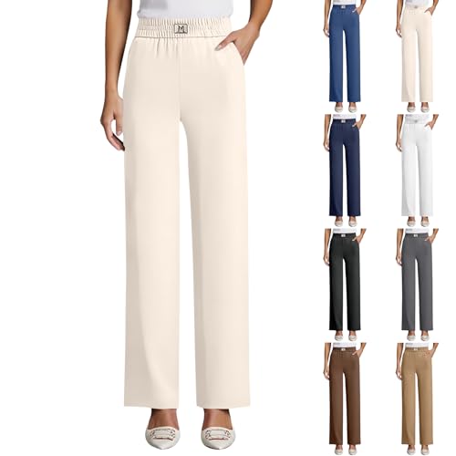 Linebalm Pants Pulisa for Women Perfect Drape Elastic Waist Pull